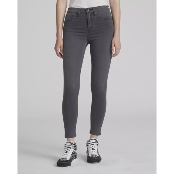 Rag & Bone High Rise Ankle Skinny Jeans - Picture 1 of 14